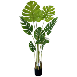 ROŚLINA SZTUCZNA 120cm MONSTERA JUS-7731