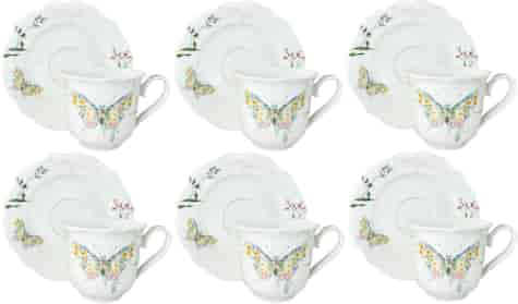 PAPILLON MOTYL KOMPLET FILIŻANEK 6+6 220ml