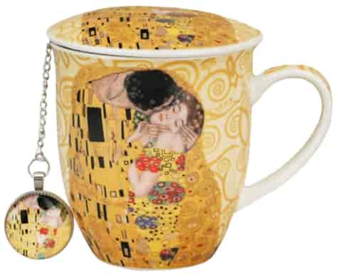 THE KISS ECRU KUBEK ZAPARZACZ ZAWIESZKA 400ml