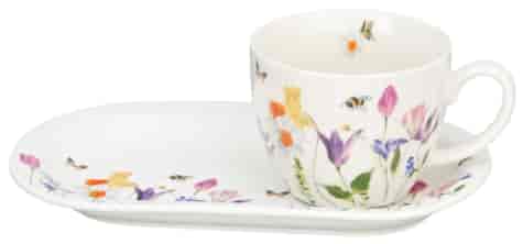 MAY FILIŻANKA ZE SPODKIEM 1+1 450ml ŚNIADANIE