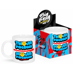 BIG MUG KUBEK 800ml - TWOJA POŁOWA, MOJA POŁOWA