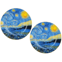 STARRY NIGHT TALERZ DESEROWY 19,2cm 2SZT