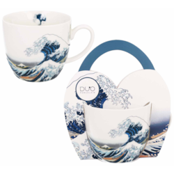 THE GREAT WAVE KUBEK 460ml + OPAKOWANIE Z RĄCZKĄ