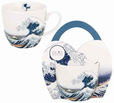 THE GREAT WAVE KUBEK 460ml + OPAKOWANIE Z RĄCZKĄ