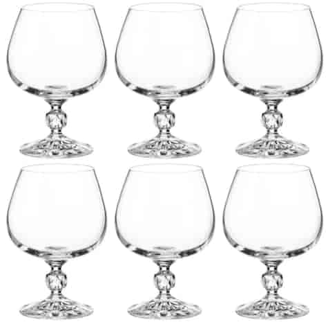 BOHEMIA STERNA KLAUDIA KIELISZEK BRANDY 250 6szt