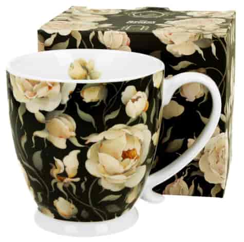 ENGLISH ROSES BLACK KUBEK NA STOPCE W PUDEŁK 500ml