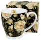 ENGLISH ROSES BLACK KUBEK NA STOPCE W PUDEŁK 500ml