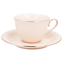 PUCCINI CREAM FILIŻANKA ZE SPODK 1+1 250ml BOX PCV