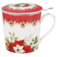 BN CHRISTMAS FLOWER KUBEK ZAPARZACZ DOMEK 400ml
