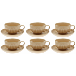 MOSAIQUE BEIGE LIMITED KOMPLET FILIŻANEK 6+6 250ml
