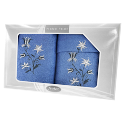 GIFT III KPL RĘCZNIKÓW 3EL NIEBIESKI 13