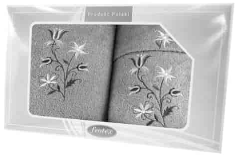GIFT III KPL RĘCZNIKÓW 3EL SZARY 13