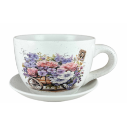 OSŁONKA DONICZKA CERAMICZNA 20cm JUS17D-Y102 M