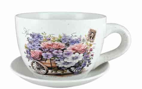 OSŁONKA DONICZKA CERAMICZNA 20cm JUS17D-Y102 M