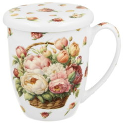 PIWONIE CR KUBEK ZAPARZACZ W PUDEŁKU 350ml