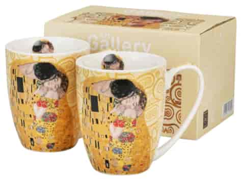 THE KISS ECRU KUBEK KOMPLET 2EL 360ml