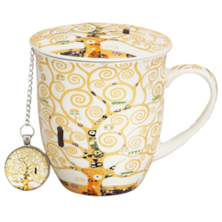 TREE OF LIFE ECRU KUBEK ZAPARZACZ ZAWIESZKA 400ml