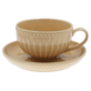 MOSAIQUE BEIGE FILIŻANKA ZE SPODKIEM 1+1 250ml luz