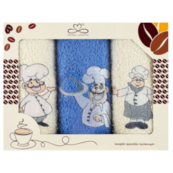 RĘCZNIK KUCHENNY ŚCIERKA HAFT 30x50cm 3szt wzM01