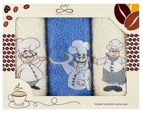 RĘCZNIK KUCHENNY ŚCIERKA HAFT 30x50cm 3szt wzM01