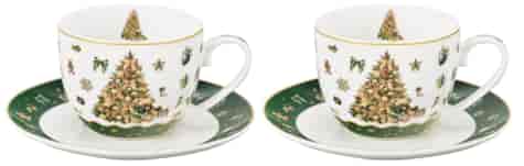 BN TREE SPARKLE KOMPLET FILIŻANEK 2+2 270ml
