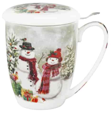 BN SNOWMAN SMILE KUBEK ZAPARZACZ 360ml