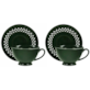 BISETTE LIMITED KOMPLET FILIŻANEK 2+2 260ml GREENA