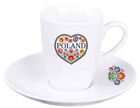 FOLK ESPRESSO FILIŻANKA ZE SPODKIEM 1+1 100ml