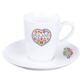 FOLK ESPRESSO FILIŻANKA ZE SPODKIEM 1+1 100ml