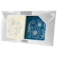 GIFT II KPL RĘCZNIKÓW 2EL 50,50 KREM/SZMARAGD 04