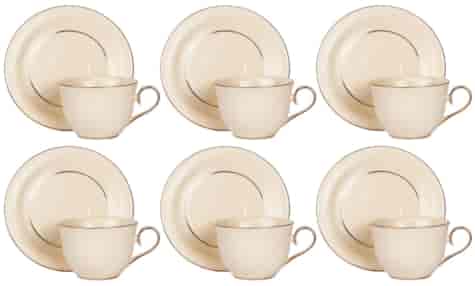 PUCCINI CREAM KOMPLET FILIŻANEK 6+6 250ml