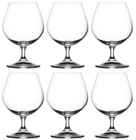 BOHEMIA SYLVIA KLARA KIELISZEK BRANDY 400 6szt