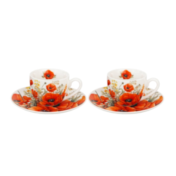 MAKI ESPRESSO KOMPLET FILIŻANEK 2+2 110ml