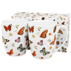 BUTTERFLIES CR KUBEK KOMPLET 2EL W PUDEŁKU 360ml