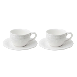 ALICE WHITE ESPRESSO KOMPLET FILIŻANE 2+2 110ml