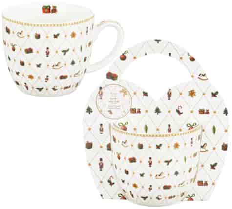 BN ORNAMENT JOY KUBEK 460ml + OPAK Z RĄCZKĄ
