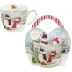 BN SNOWMAN SMILE KUBEK 460ml + OPAK Z RĄCZKĄ
