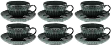 MOSAIQUE OLIVE LIMITED KOMPLET FILIŻANEK 6+6 250ml
