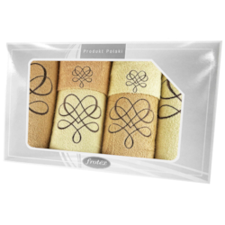 GIFT VI KPL RĘCZNIKÓW 6EL KREMOWY/BEŻOWY 11