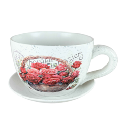 OSŁONKA DONICZKA CERAMICZNA 20cm JUS17D-Y101 M