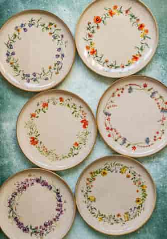 BELLE LINE FLOWERS TALERZ OBIADOWY 27cm