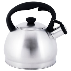 CZAJNIK METALOWY Z GWIZDKIEM 2,0L KM0693BL