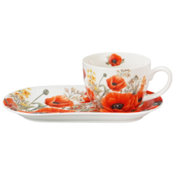 MAKI FILIŻANKA ZE SPODKIEM 1+1 450ml ŚNIADANIE