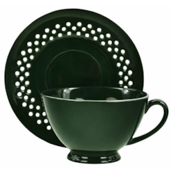 BISETTE FILIŻANKA ZE SPODKIEM 1+1 260ml GREEN A