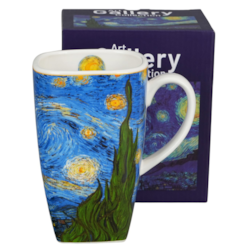 STARRY NIGHT KUBEK KUBAS KWADRAT W PUDEŁKU 650ml