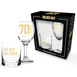 GOLDEN DAY KIELISZEK 220ml SZKLANKA 220ml 2EL - 70