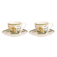 KWIATOWA RAPSODIA ESPRESSO KPL FILIŻANEK 2+2 90ml