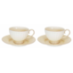 VANESA CREAM KOMPLET FILIŻANEK 2+2 230ml