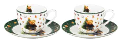 BN TEDDY NOEL ESPRESSO KOMPLET FILIŻANEK 2+2 110ml