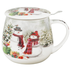 BN SNOWMAN SMILE KUBEK ZAPARZACZ BARYŁKA 430ml